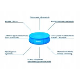 Bestway pool cover 305 x 305 cm