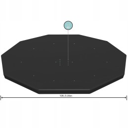 Bestway pool cover 305 x 305 cm