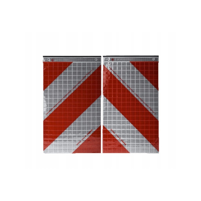 Elevator platform markings, flag reflectors, set