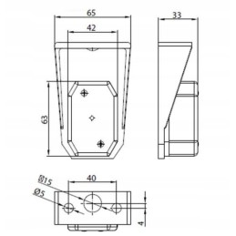 Trailer marker lamp FT 001 bi LED