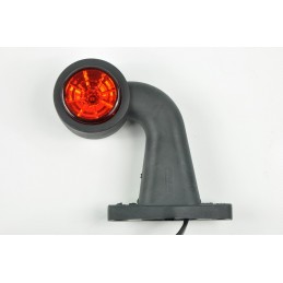 LED rubber marker lamp ft 9d, white and red