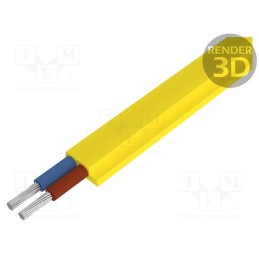 5 m x LAPP - 2170228 - Wire, 2x1.5mm2, automatics,data and power transmission, Cu, 300V