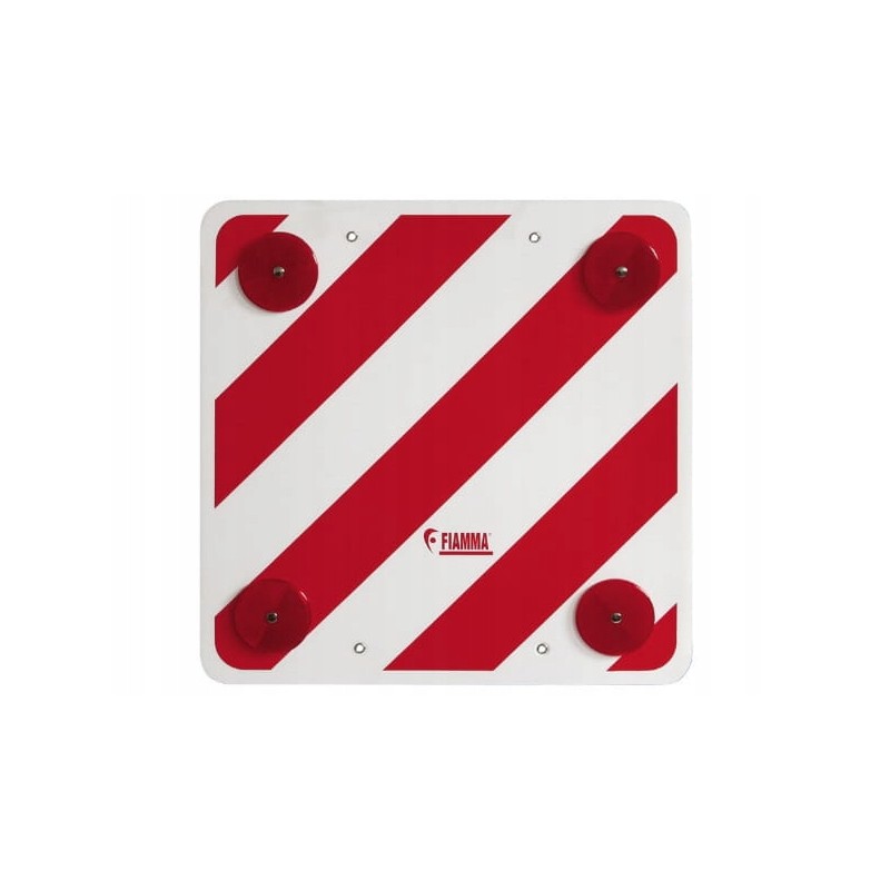 Warning board 50 x 50 cm with fiamm reflectors
