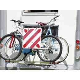 Warning board 50 x 50 cm with fiamm reflectors