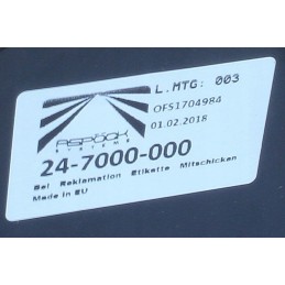 Left rear lamp Multipoint II Aspock trailer