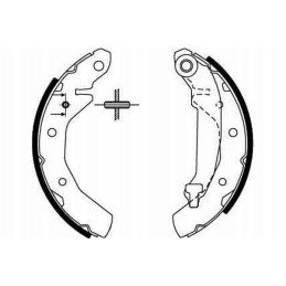 Trw gs8646 brake shoe set