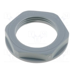5 pcs x LAPP - 53019030 - Nut, PG13,5, polyamide, UL94V-2, 27mm, grey, -20÷100°C, Thread: PG