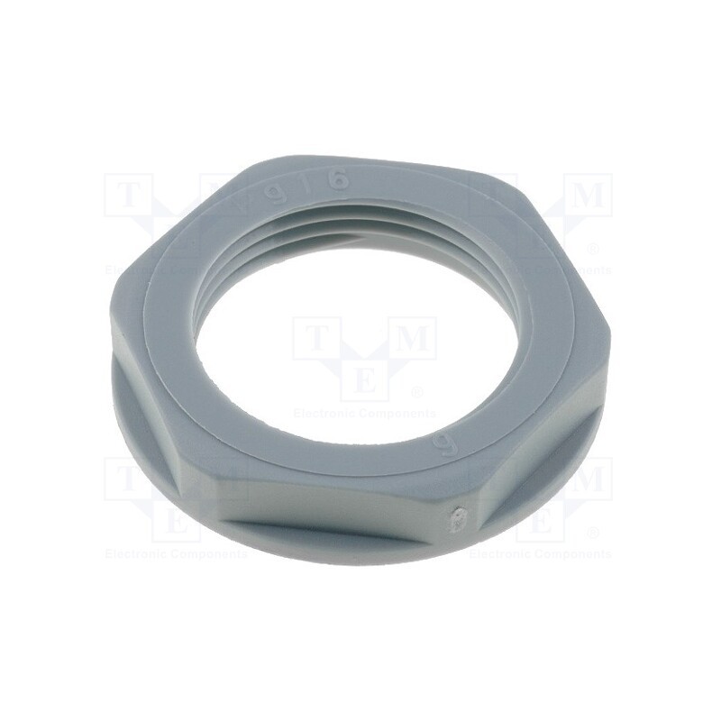 5 pcs x LAPP - 53019030 - Nut, PG13,5, polyamide, UL94V-2, 27mm, grey, -20÷100°C, Thread: PG