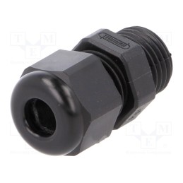5 pcs x HUMMEL - 1.209.0701.14 - Cable gland, PG7, IP68, polyamide, black, UL94V-0, HSK-K