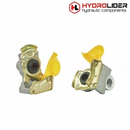 M22 soft brake air connector with valve