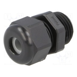 5 pcs x HUMMEL - 1.209.1601.51 - Cable gland, M16, 1.5, IP68, polyamide, black, UL94V-0, HSK-K