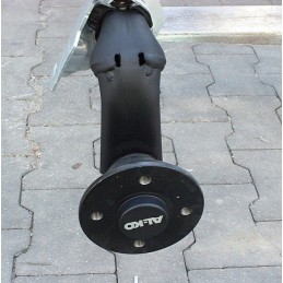 Unbraked axle al ko optima for light trailer 750kg 1180mm 1560mm 4x100