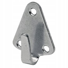 Tarpaulin hook with 3 holes, galvanized, 50 mm