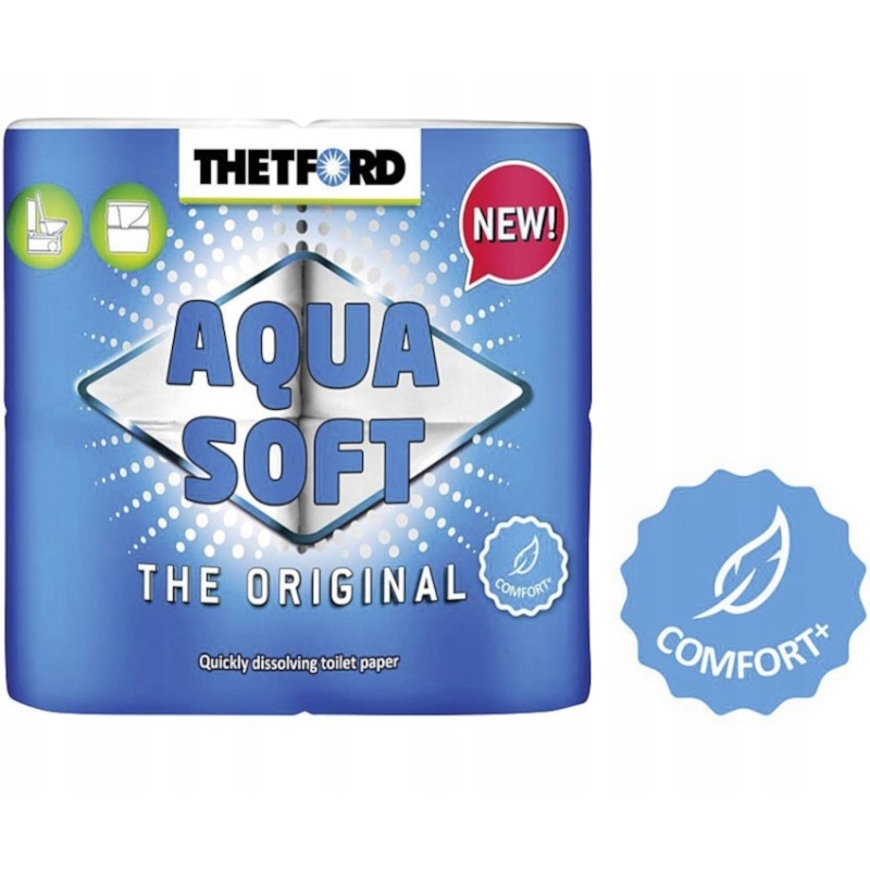 Thetford aqua soft toilet paper 4 rolls