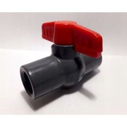 Valve closing the water flow in the hose