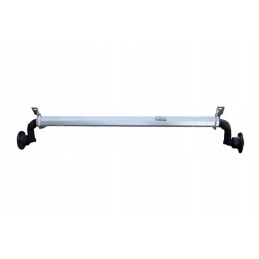 Unbraked trailer axle al ko optima 1260mm