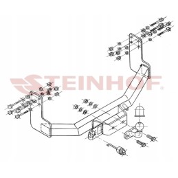 Towbar Mercedes Sprinter van minibus double wheels 3 55 4