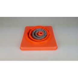 Foldable, reflective LED road bollard