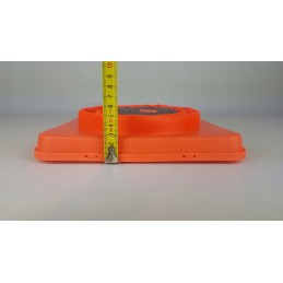 Foldable, reflective LED road bollard