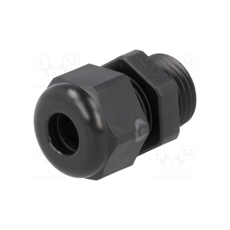 5 pcs x HUMMEL - 1.209.0901.14 - Cable gland, PG9, IP68, polyamide, black, UL94V-0, HSK-K