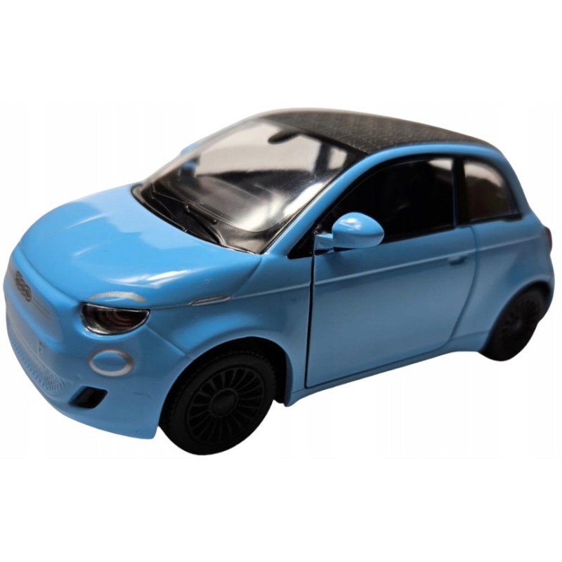 Fiat 500e toy car with drive, scale 1-28