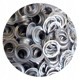 Eyelets for banner tarpaulins 20 mm, galvanized, 100 pcs