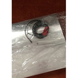 Oversized warning sign with light