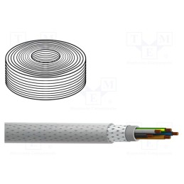 5 m x BELDEN - C4GDCY-KC50 - Wire, MACHFLEX 375CY, 4G1.5mm2, shielded,tinned copper braid