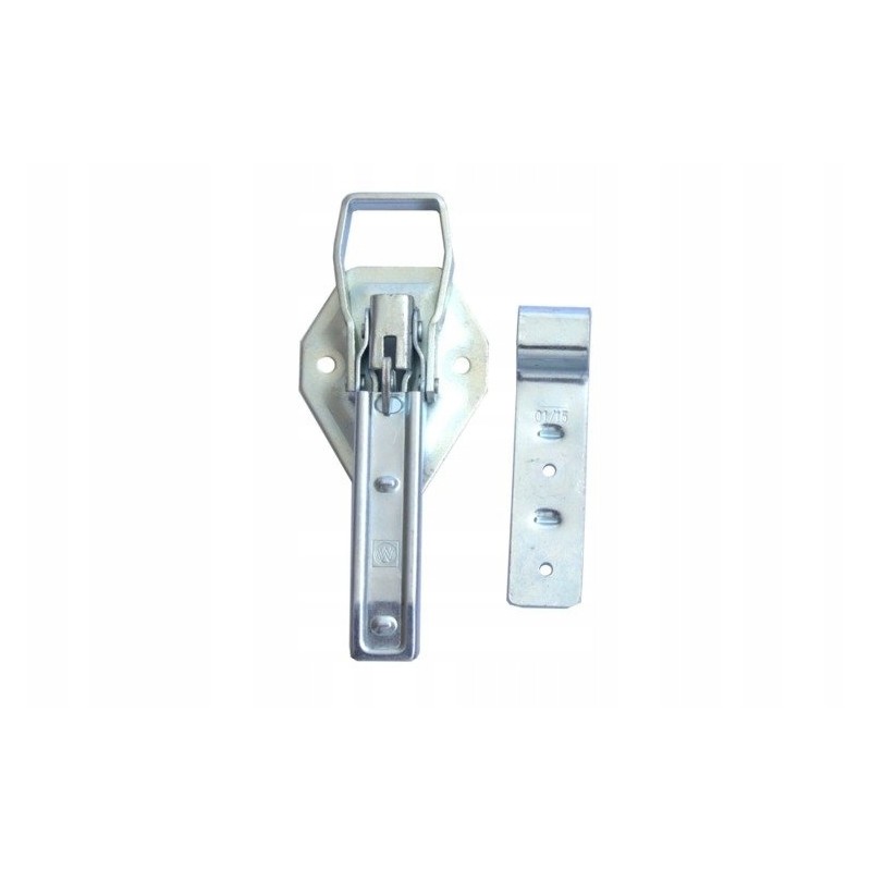 Side hitch with Winterhoff fastener, complete closure of the trailer side