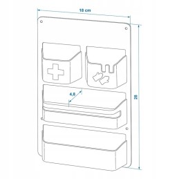 Pocket intercamp wall organizer