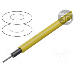 5 m x HELUKABEL - 18051526 - Wire, HELUPOWER® FARM, 1x1.3mm2, round, stranded, Cu,tinned, PVC