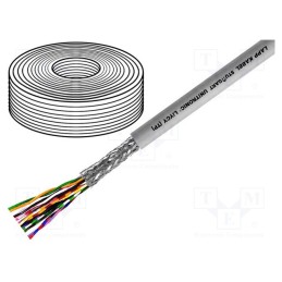 5 m x LAPP - 35831 - Wire, UNITRONIC® LiYCY (TP), 3x2x1mm2, PVC, grey, 500V, CPR: Eca
