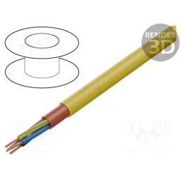 5 m x LAPP - 122033 - Wire, ÖLFLEX® 450 P, 4G1.5mm2, unshielded, 300V,500V, Cu, stranded