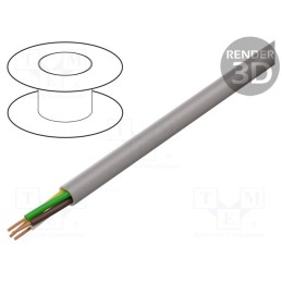 5 m x LAPP - 37162 - Wire, UNITRONIC® LiHH, 4x0.75mm2, unshielded, 60V, Cu, stranded