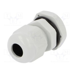5 pcs x PAWBOL - D.3089 - Cable gland, M16, 1.5, IP67, polyamide, grey