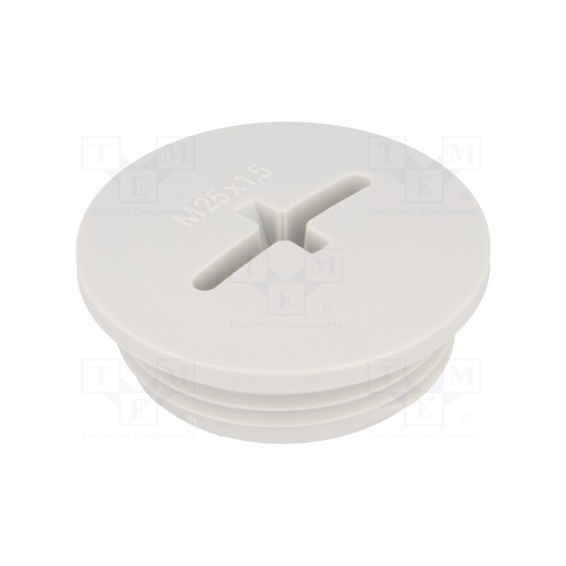 5 pcs x LAPP - 52006630 - Stopper, M25, 1.5, IP54, polyamide, light grey, SKINDICHT®, 8mm