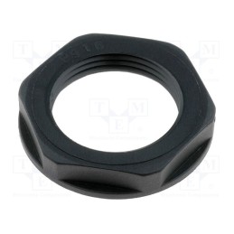 5 pcs x LAPP - 53019240 - Nut, PG16, polyamide, UL94V-2, 30mm, black, -20÷100°C, Thread: PG
