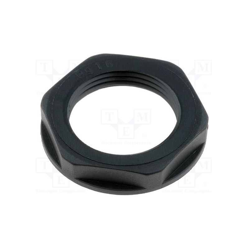 5 pcs x LAPP - 53019240 - Nut, PG16, polyamide, UL94V-2, 30mm, black, -20÷100°C, Thread: PG