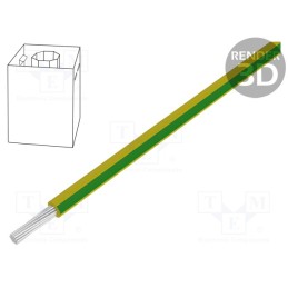 5 m x LAPP - 4180600 - Wire, H05V-K,Multi-Standard SC 1, stranded, Cu, 1mm2, 18AWG, PVC