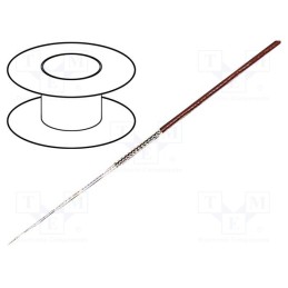 5 m x HELUKABEL - 40007 - Wire: coaxial, RG178BU, stranded, CCS, FEP, brown or white, 1.8mm