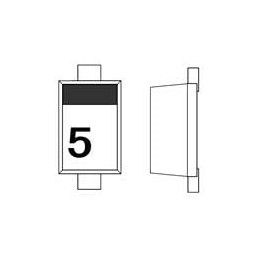 1 pcs : 1SS390SMT2R - Diodes - General Purpose, Power, Switching Band Switching Diode EMD2
