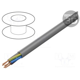 5 m x LAPP - 15305 - Wire, H05VV5-F,ÖLFLEX® 150, 5G1.5mm2, unshielded, 300V,500V, Cu