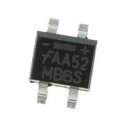 1 pcs : MB6S - Bridge Rectifiers 0.5A Bridge