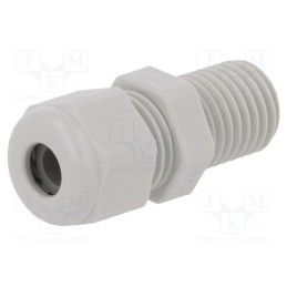 5 pcs x HUMMEL - 1.209.1200.31 - Cable gland, with long thread, M12, 1.5, IP68, polyamide, UL94V-0