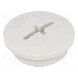 5 pcs x LAPP - 52006620 - Stopper, M20, 1.5, IP54, polyamide, light grey, SKINDICHT®, 6mm