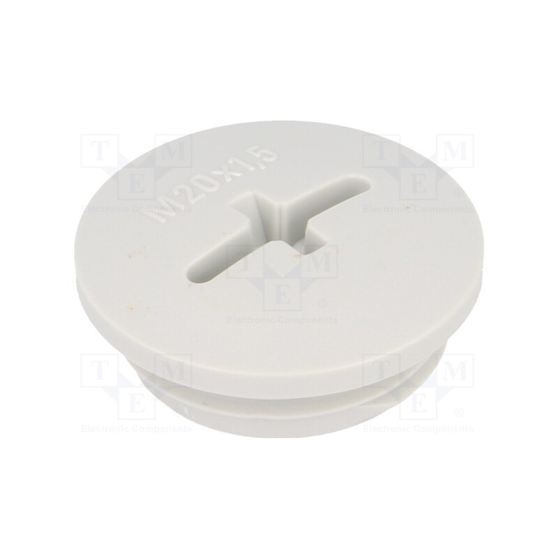 5 pcs x LAPP - 52006620 - Stopper, M20, 1.5, IP54, polyamide, light grey, SKINDICHT®, 6mm