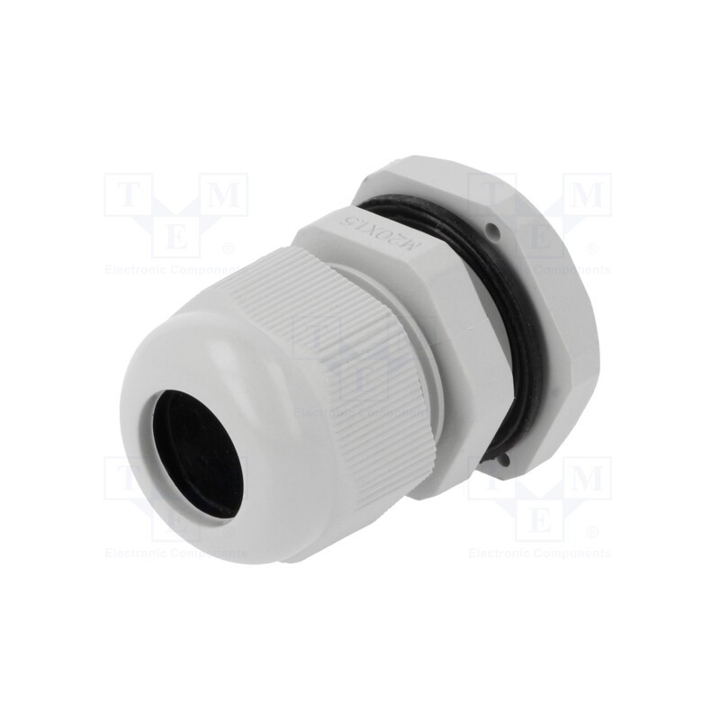 5 pcs x PAWBOL - D.3080 - Cable gland, M20, 1.5, IP67, polyamide, grey