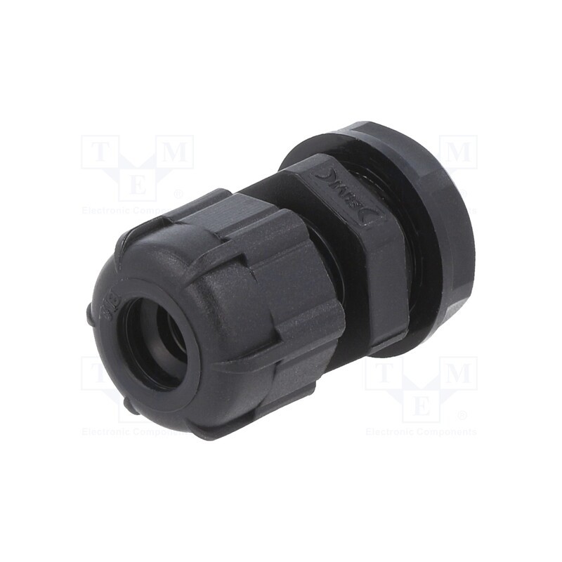5 pcs x BM GROUP - BM4712N - Cable gland, M12, 1.5, IP68, polyamide, black, UL94V-2