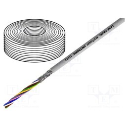 5 m x LAPP - 34508 - Wire, UNITRONIC® LiYCY, 8x0.34mm2, shielded,tinned copper braid