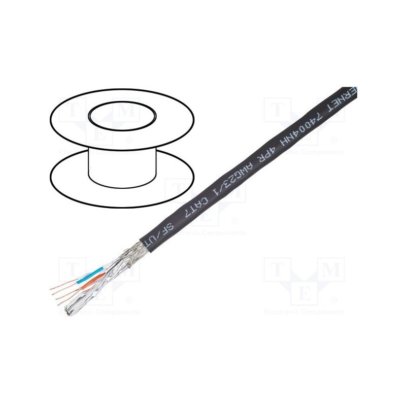 5 m x BELDEN - 74004NH.01305 - Wire, S/FTP, 4x2x23AWG, industrial Ethernet, 7, solid, Cu, FRNC